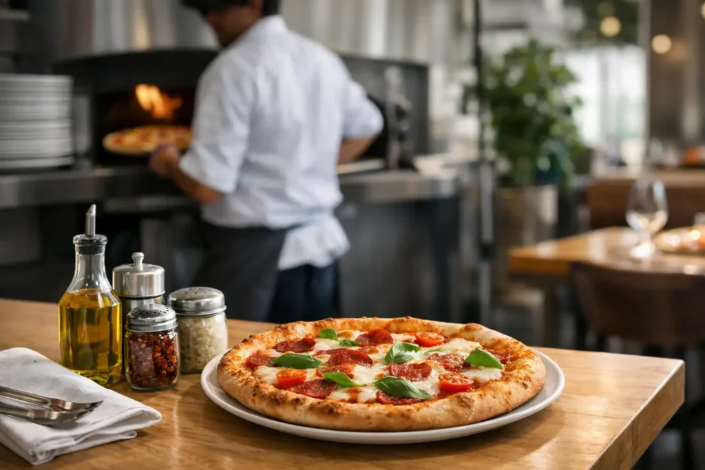 Restaurant pizza propre et hygiénique à Beloeil